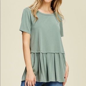 New peplum top